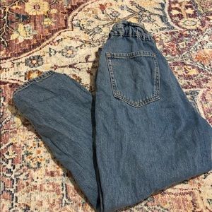 Zara elastic mom jeans!